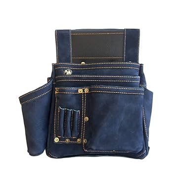 Amazon.co.jp: ふくろ倶楽部 ヌバックレザー釘袋 「INDIGO」四型